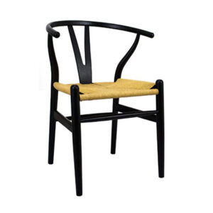 SILLA-WISHBONE-NATURAL-BLACK-–-W001BK